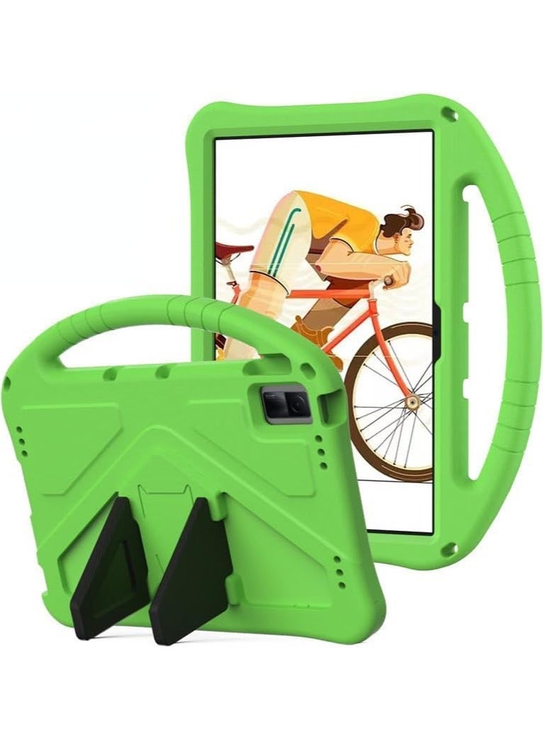VKL Redmi Pad SE 11 inch 2023 Case, Kids Shockproof Handle Stand Tablet Cover Case for Redmi Pad SE (Green)
