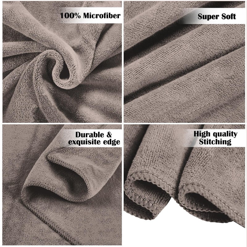 Sassoon Venir Microfiber 1 Piece Men Bath Towel 450 GSM 70x145cm Rose Red Color Ultra Soft Material Towel for Daily use - Image 5