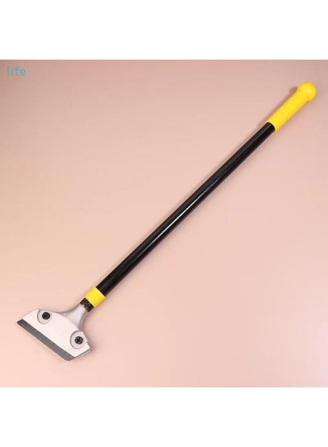 Heavy-Duty Razor Blade Scraper Tool – 90cm Long Handle with 11cm Metal Blade – Multi-Purpose Paint, Sticker, and Label Remover for Glass, Tiles, Floors, and Walls - Image 2