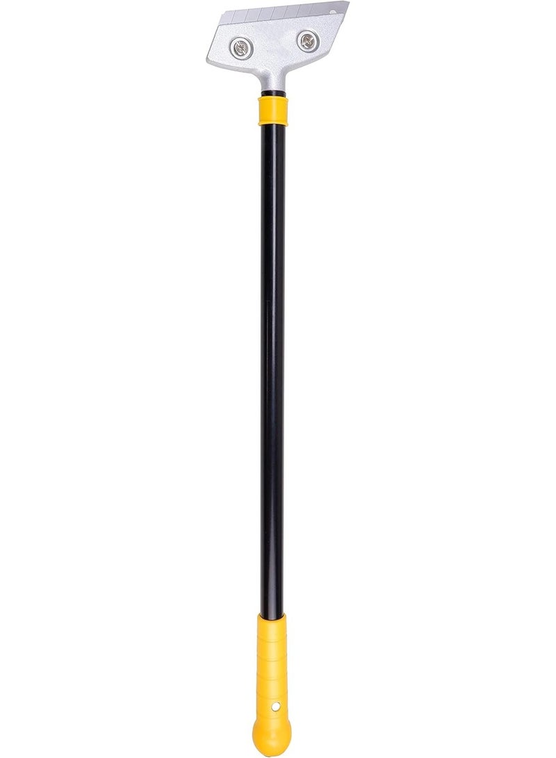 Heavy-Duty Razor Blade Scraper Tool – 90cm Long Handle with 11cm Metal Blade – Multi-Purpose Paint, Sticker, and Label Remover for Glass, Tiles, Floors, and Walls - Image 1