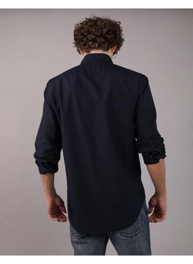 American Eagle AE Slim Fit Everyday Oxford Button-Up Shirt  - Image 2