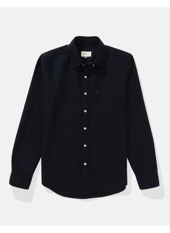 American Eagle AE Slim Fit Everyday Oxford Button-Up Shirt  - Image 3