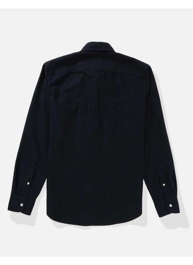 American Eagle AE Slim Fit Everyday Oxford Button-Up Shirt  - Image 4