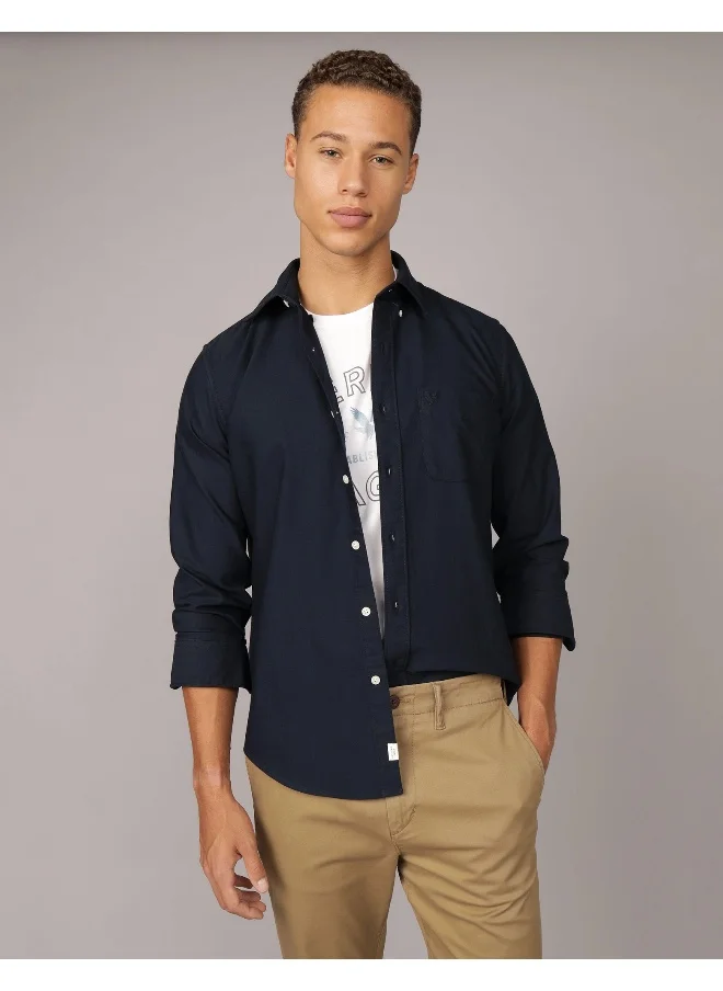 American Eagle AE Slim Fit Everyday Oxford Button-Up Shirt