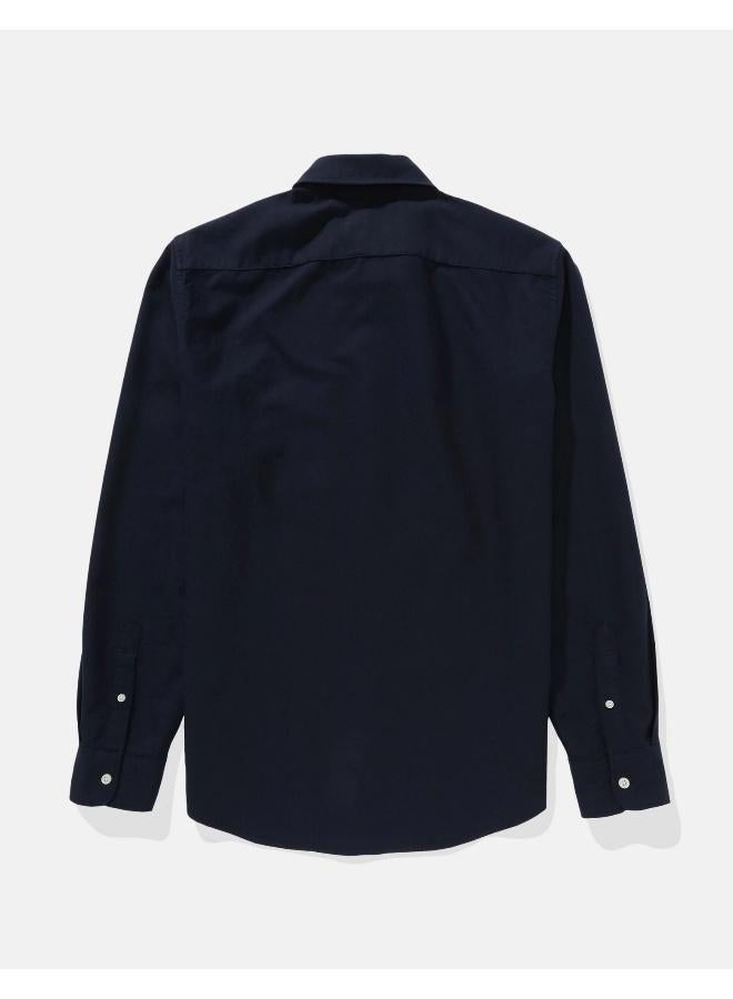 امريكان ايجل قميص أكسفورد بأزرار بقصة ضيقة للاستخدام اليومي - Image 2