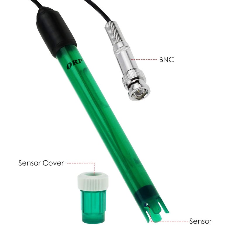 DANOPLUS ORP Electrode Replaceable BNC Socket Probe for ORP Tester Meter Controller 300cm Long Cable Aquariums, Tanks, Ponds Measurement - Image 4