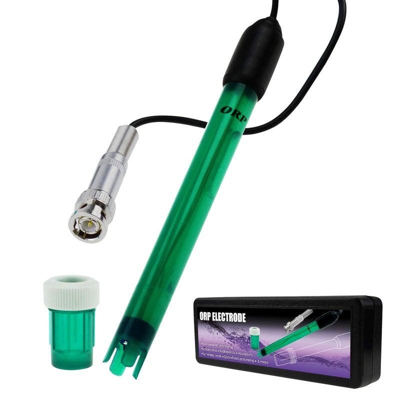 DANOPLUS ORP Electrode Replaceable BNC Socket Probe for ORP Tester Meter Controller 300cm Long Cable Aquariums, Tanks, Ponds Measurement - Image 1