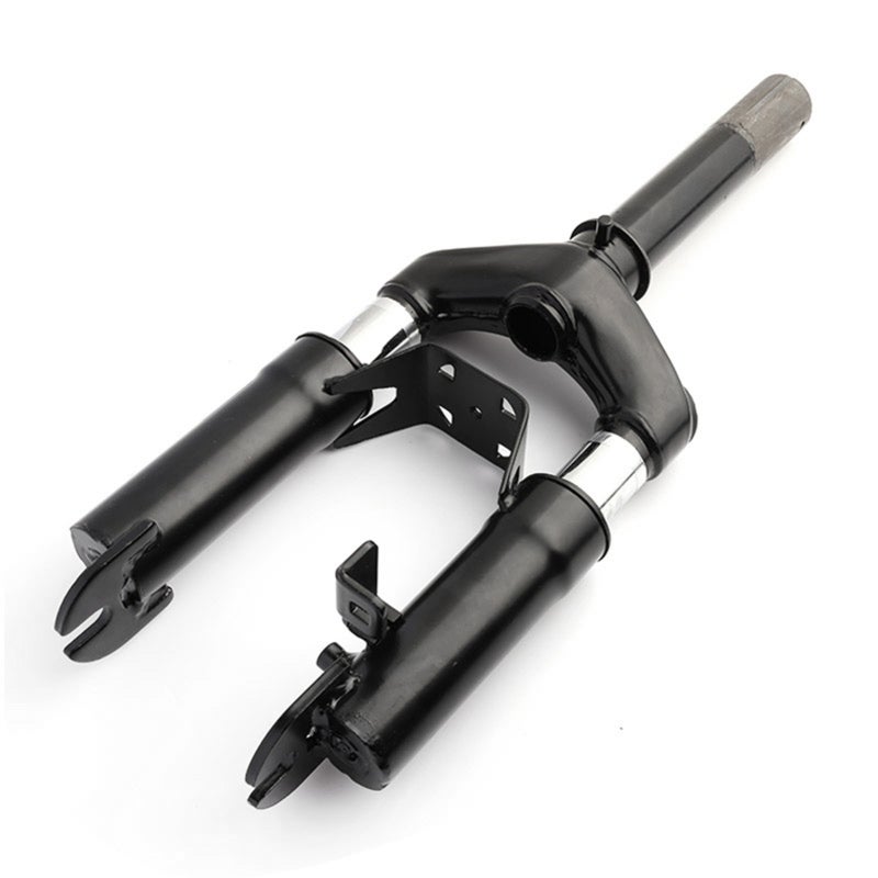 Electric Scooter Front Fork Suspension: Black High-quality Material - Comfortable Ride Improvement Shock Absorber for Electric Scooter Diy Repair & Replacement - Image 4