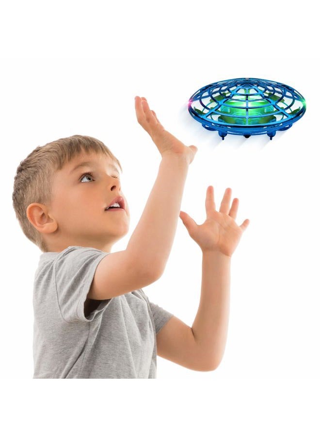 Force1 Scoot Hand Operated Drone for Kids or Adults - Hands Free Motion Sensor Mini Drone, Easy Indoor Small UFO Toy Flying Ball for Boys and Girls (Blue) - Image 1