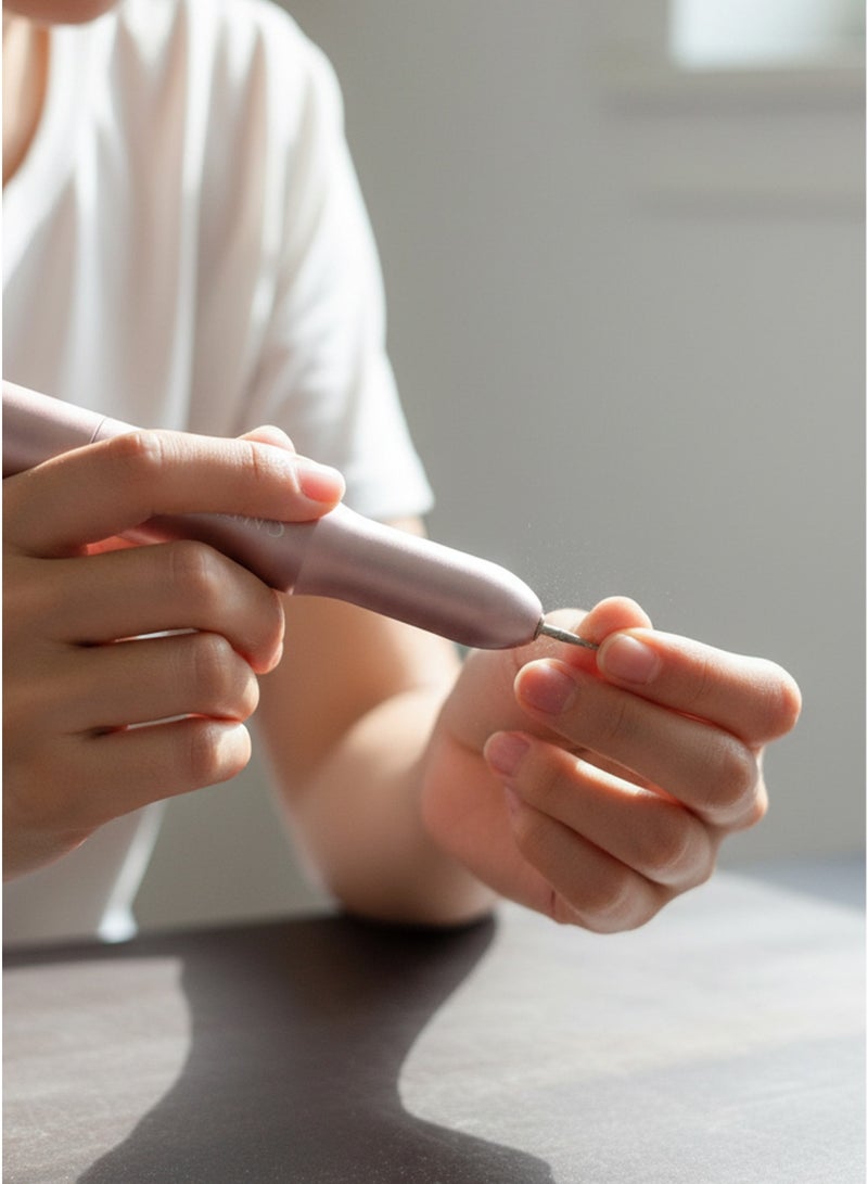 Saviland Portable Electric Nail Drill, Lightweight & Low Noise Acrylic Nail Remover, USB Rechargeable, Professional Manicure & Pedicure Tool - Image 5