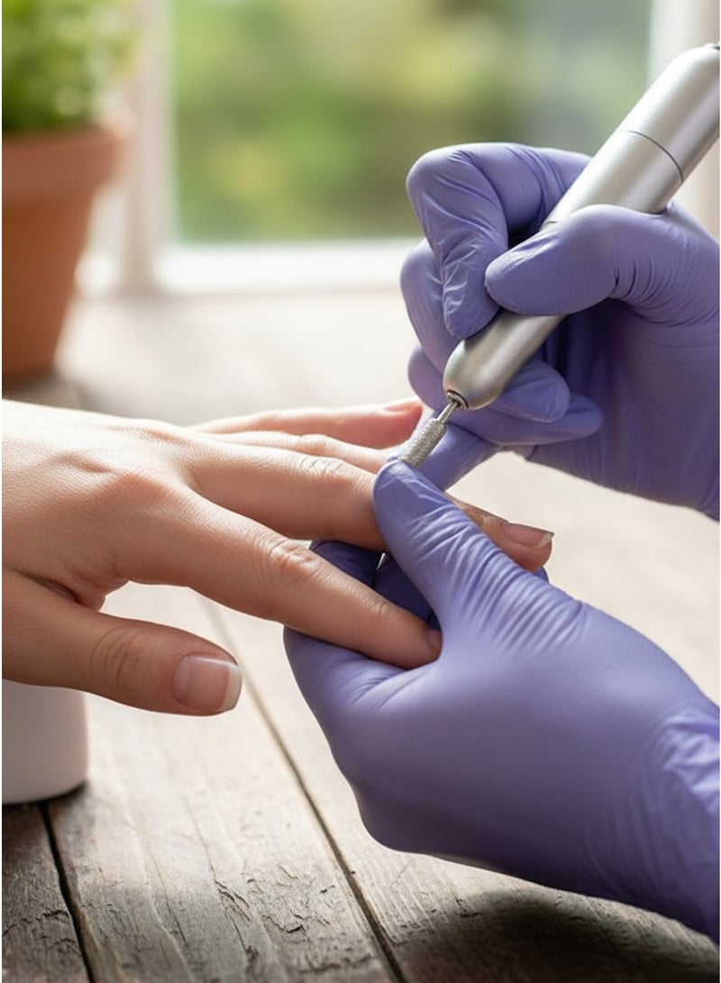 Saviland Portable Electric Nail Drill, Lightweight & Low Noise Acrylic Nail Remover, USB Rechargeable, Professional Manicure & Pedicure Tool - Image 2