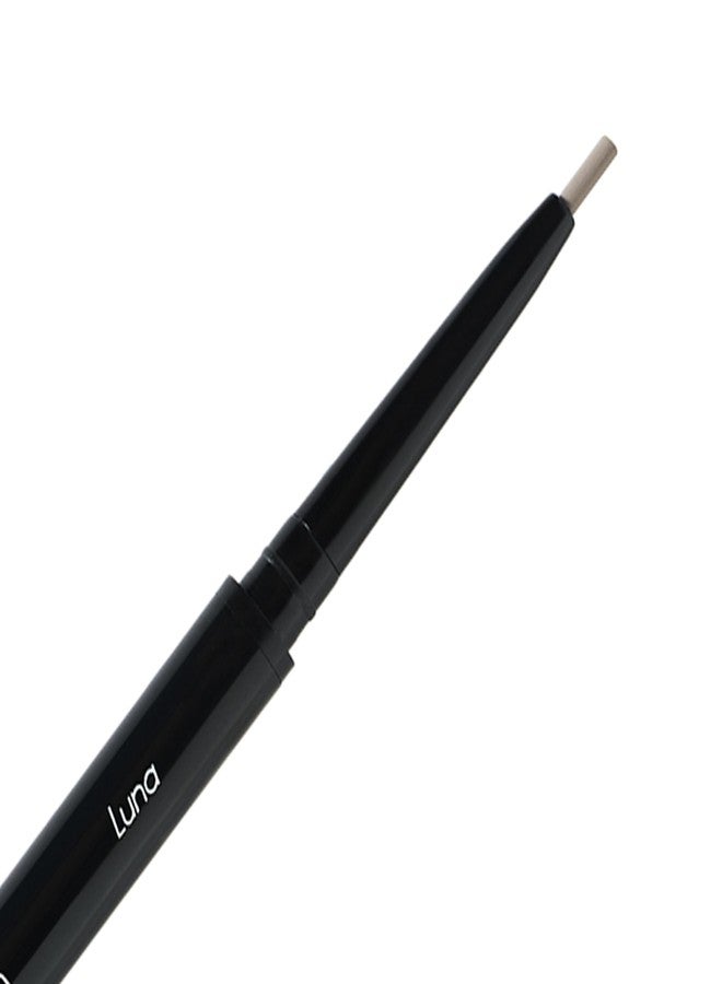 Eye Embrace Luna MicroTip Pen: Light Brown-Gray Ultra-Fine Micro Eyebrow Pencil - Waterproof, Double-Ended Automatic Micro-Tip & Spoolie Brush, Cruelty-Free - Image 1