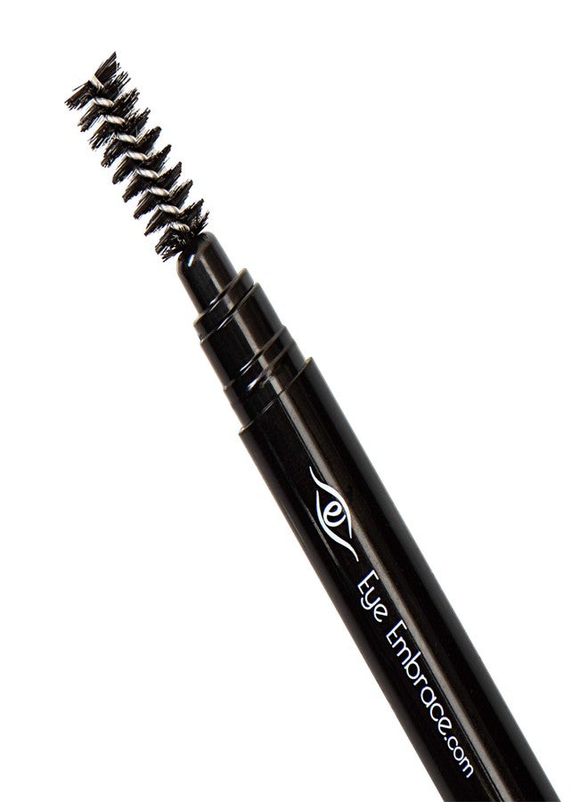 Eye Embrace Luna MicroTip Pen: Light Brown-Gray Ultra-Fine Micro Eyebrow Pencil - Waterproof, Double-Ended Automatic Micro-Tip & Spoolie Brush, Cruelty-Free - Image 5