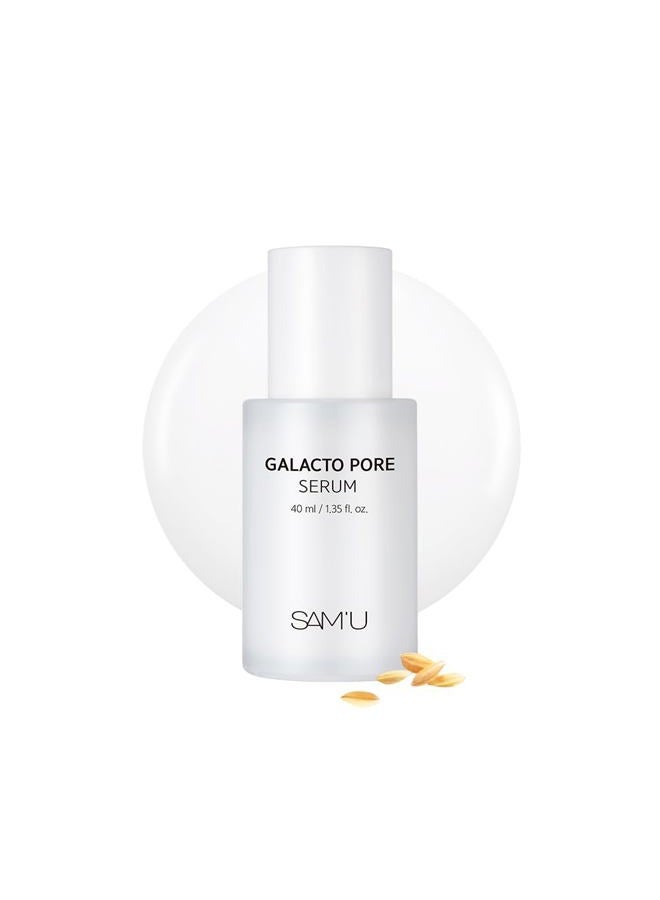 SAM'U Galacto Pore Serum – Pore Minimizing Facial Serum with Galactomyces For Glass Skin – Korean Skin Care, Tightening & Hydrating with AHA, PHA, BHA, Suitable for Acne-Prone Skin – 1.35 Fl. Oz - Image 1