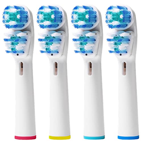 Pearl Enterprises Replacement Brush Heads Compatible with Oral-B Electric Toothbrushes – Dual-Action Style Design, Fits Pro 1000 & Vitality (4 Count) - Image 3