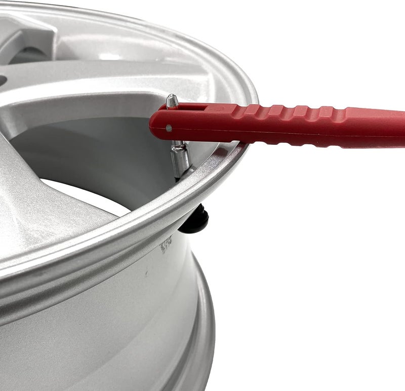 CKAuto Tire Valve Stem Puller/Installer with Tire Valve Core Tool, No Scratch High Tensile Strength Red Plastic Tire Valve Tool - Image 5