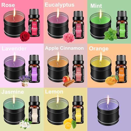 Haccah Complete Candle Making Kit With Wax Melter, Candle Making Supplies, DIY Arts&Crafts Kits Gift For Adults,Beginners,Including Bees Wax,500w Electric Stove,Wicks,Rich Scents,Wick Clips,Pouring Pot Etc. - Image 3