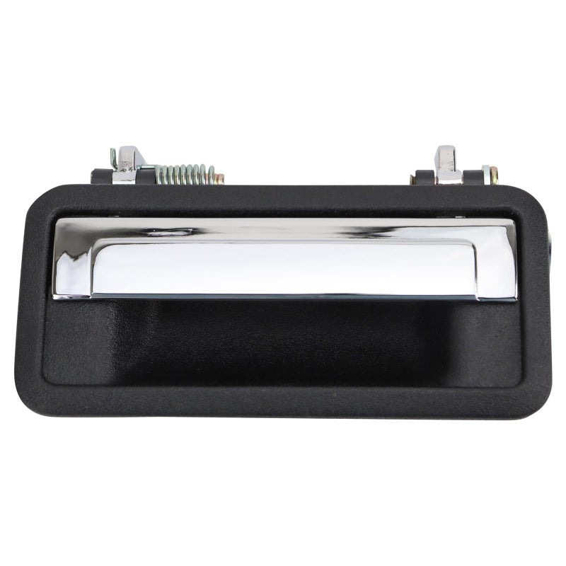 TRQ Driver Side Exterior Door Handle Chrome Black Compatible with 19911996 Buick Roadmaster Chevrolet Caprice