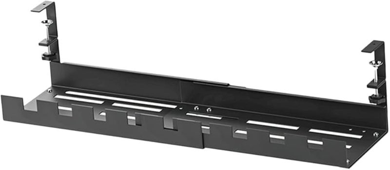 صينية إدارة الكابلات تحت المكتب صينية تلسكوبية لتنظيم الأسلاك صندوق للمكتب المنزلي - Image 2