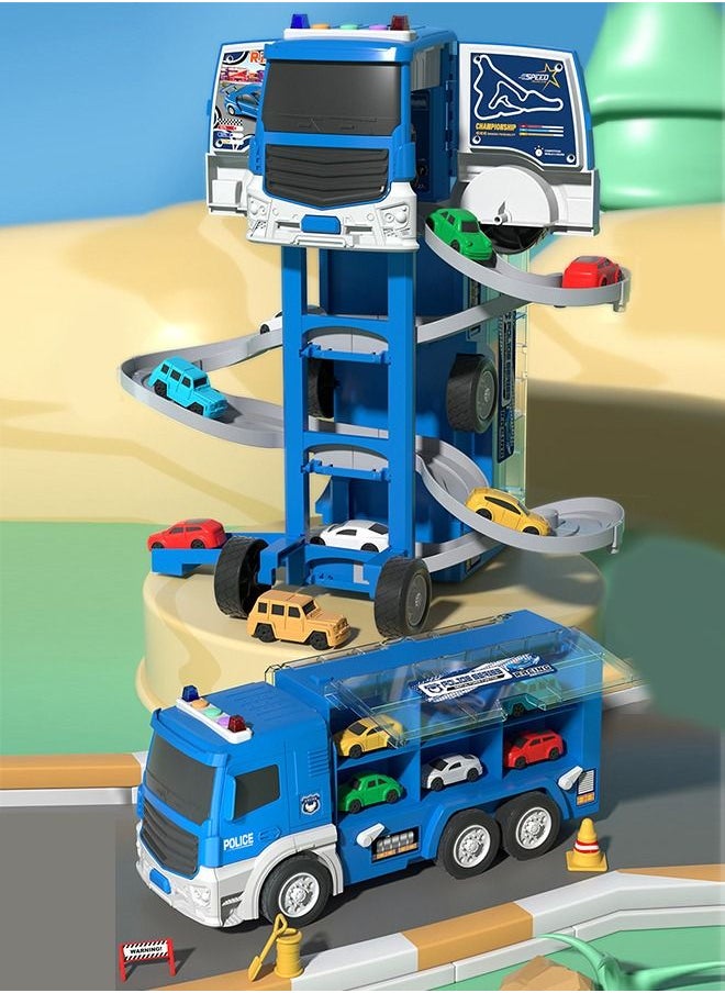 Generic - Deformed Container Truck Toy with Music and Light Carrier Truck Transport Vehicles Perfect Kids Birthday Gifts for Over 3 Years Old Kids - Image 1