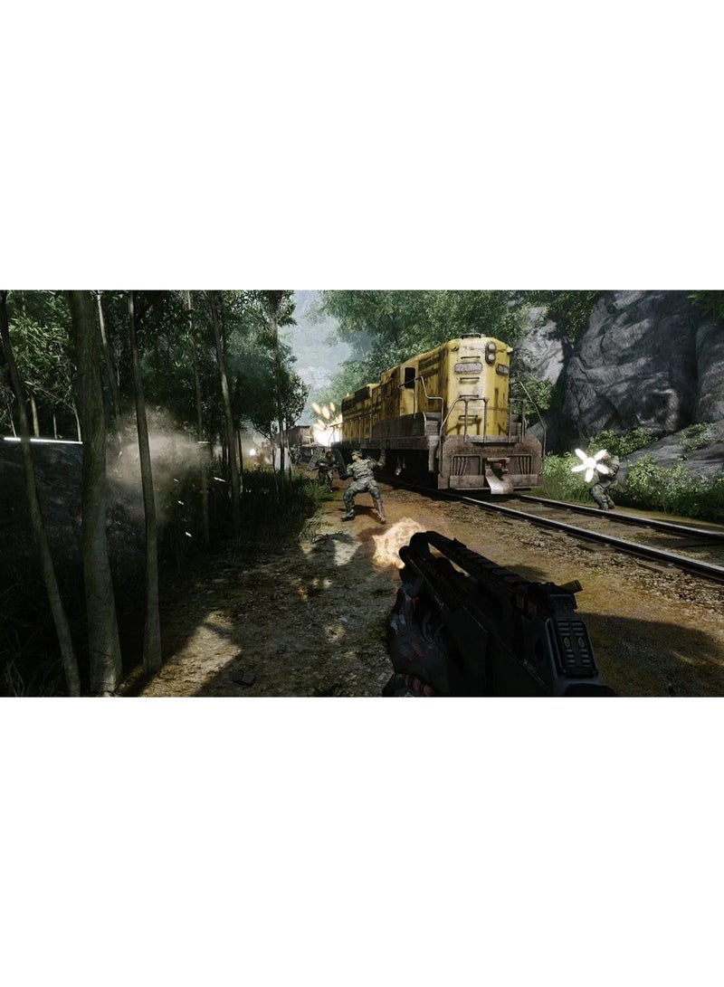 سويتش 0 Crysis Remastered brings the iconic sci-fi adventure to the Nintendo Switch with enhanced graphics and modern optimizations. This edition revitalizes the classic experience using advanced rendering techniques, including dynamic lighting and high-resolution textures. Players take control of a super-enhanced soldier equipped with a versatile Nanosuit, enabling a range of tactical options during missions. With open-ended gameplay and varied mission paths, Crysis rewards creativity and strategic thinking. The Switch edition is tailored for portable and home use with seamless controls. - Image 4