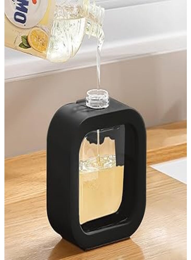 Large Capacity Empty Soap Dispenser Bottle for Bathroom and Kitchen, Hand Soap, Dish Soap, Shower Gel, Shampoo Dispenser (BLACK) - Image 3