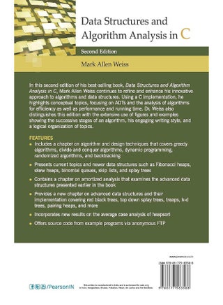 Data Structures & Algorithm Analysis In C, 2e - pzsku/Z7857EB362AB8F45BA8A9Z/45/1744064095/b9428405-c89d-4374-9cb5-932d37aae702
