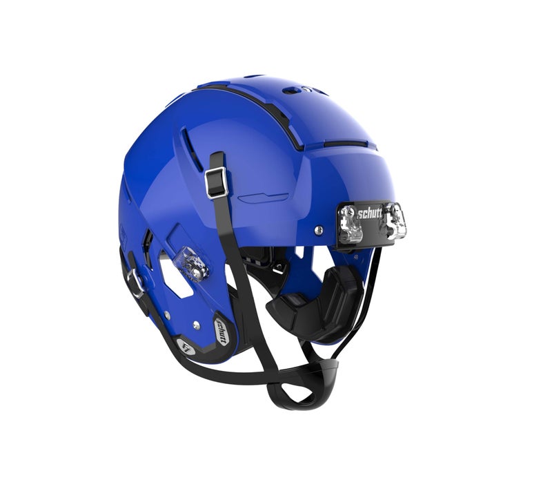 Schutt Sports F7 LX1 Youth Football Helmet Facemask NOT Included Royal Blue Large