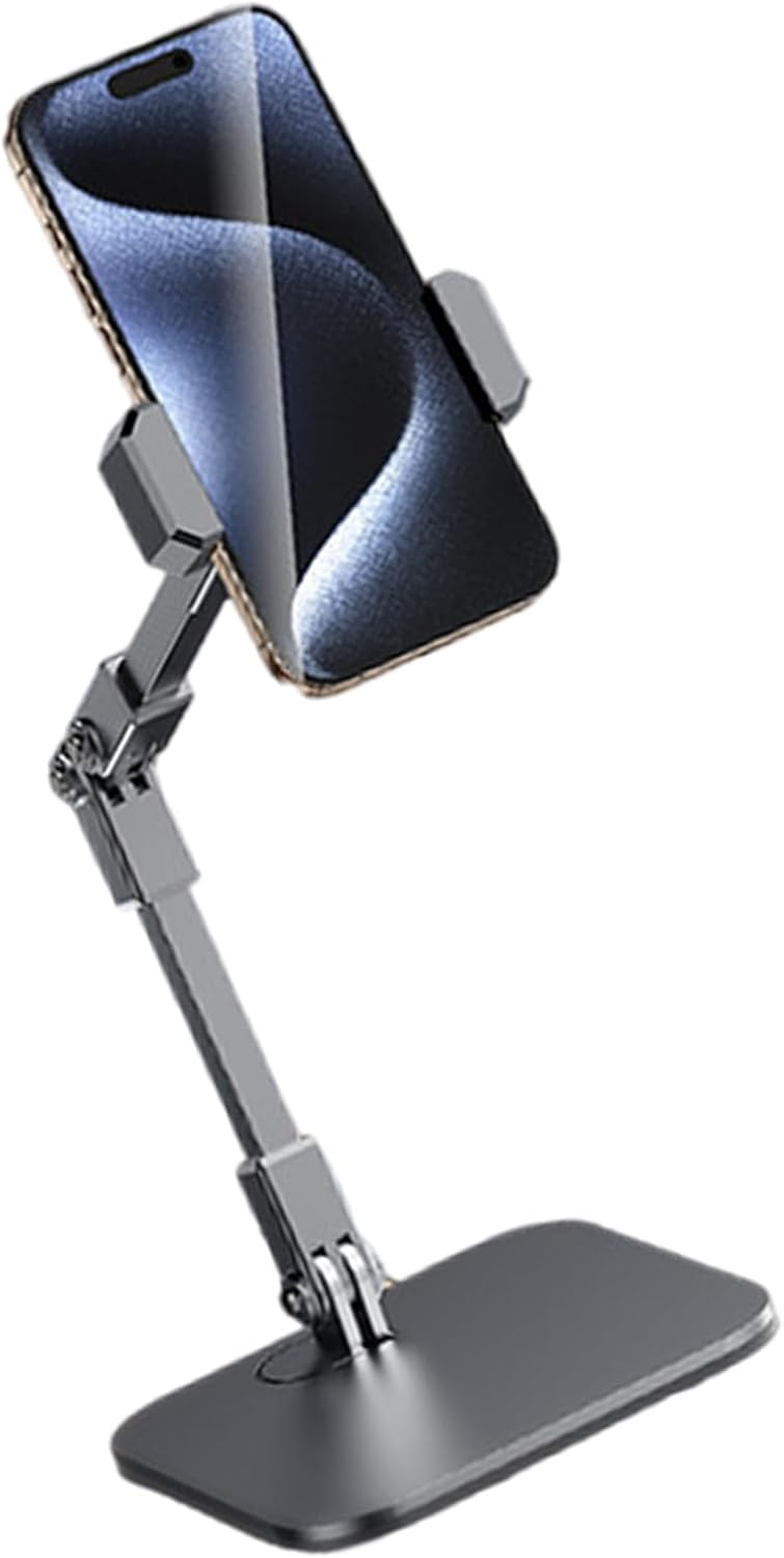 Tablets Stand for Work Study Entertainment Featuring Adjustable Heights Tilts Foldable Design Use Adjustable Tablets Holder - Image 3