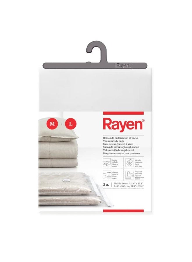 ريان حقيبة راين M+L لتخزين الملابس والبطانيات بتفريغ الهواء – توفير مساحة. - Image 1