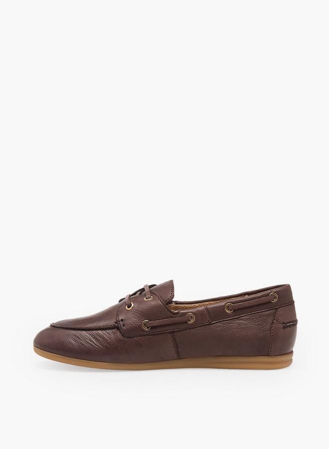 DUCHINI Women Slip-On Leather Loafers - Image 5