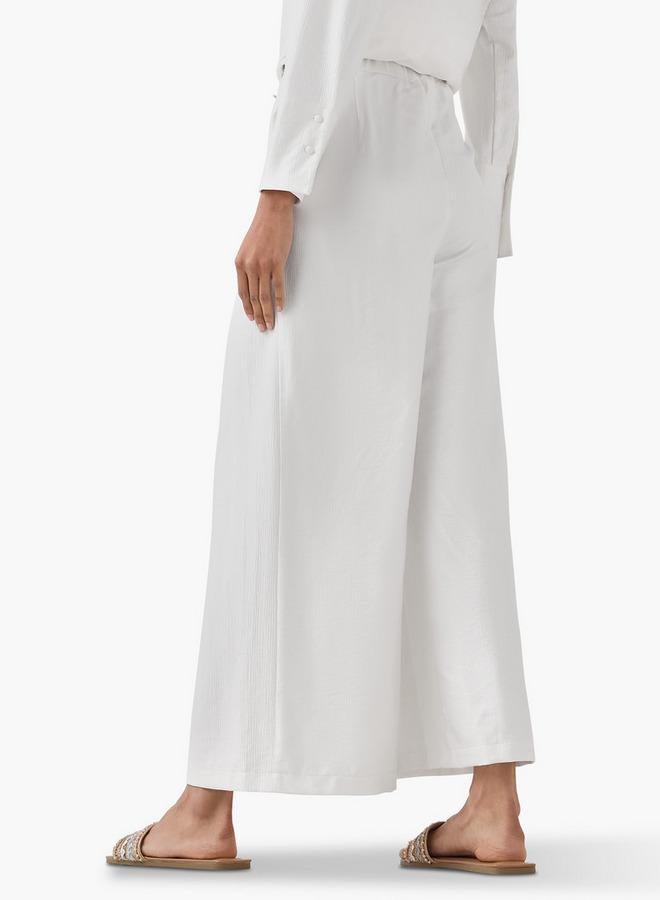 ايكونيك بنطلون كلاسيكي مطوي بجيوب - Image 3