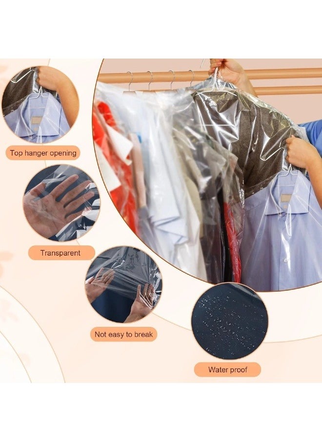 Generic - Transparent disposable clothes dust bag, dry cleaning clothes cover, suitable for clothing shops and dry cleaners (60*90 cm) - Image 1