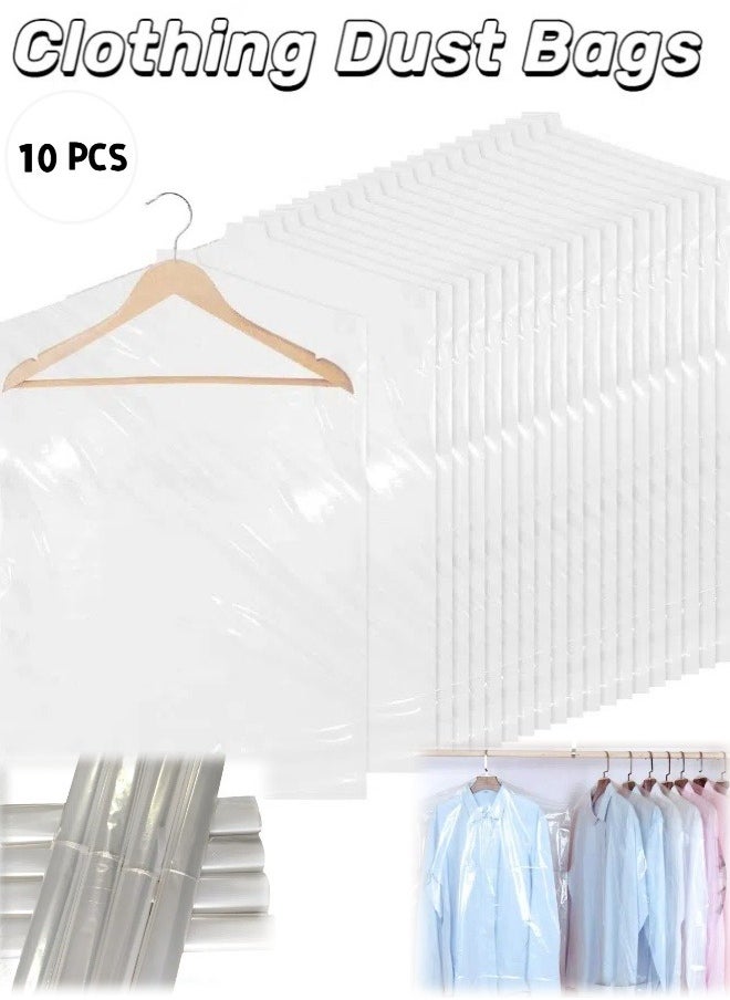Generic - Transparent disposable clothes dust bag, dry cleaning clothes cover, suitable for clothing shops and dry cleaners (60*90 cm) - Image 1