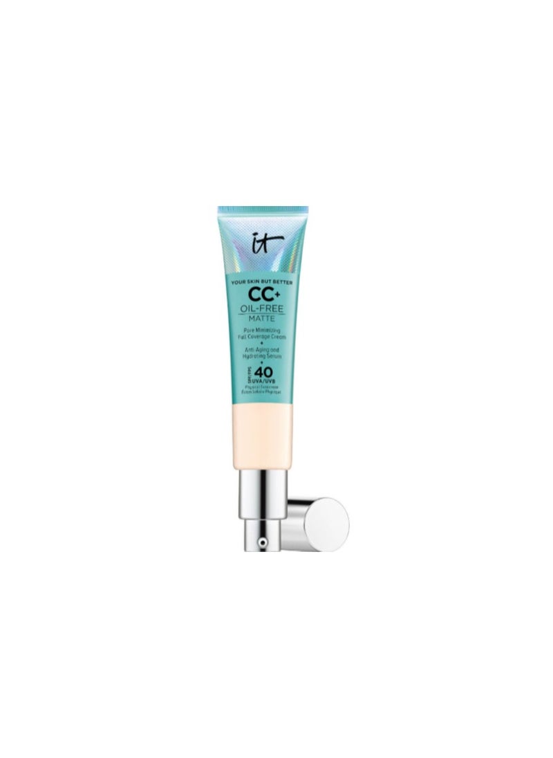 IT COSMETICS - IT COSMETICS YOUR SKIN BUT BETTER CC+ OIL-FREE MATTE SPF40 - LIGHT MEDIUM - Image 1