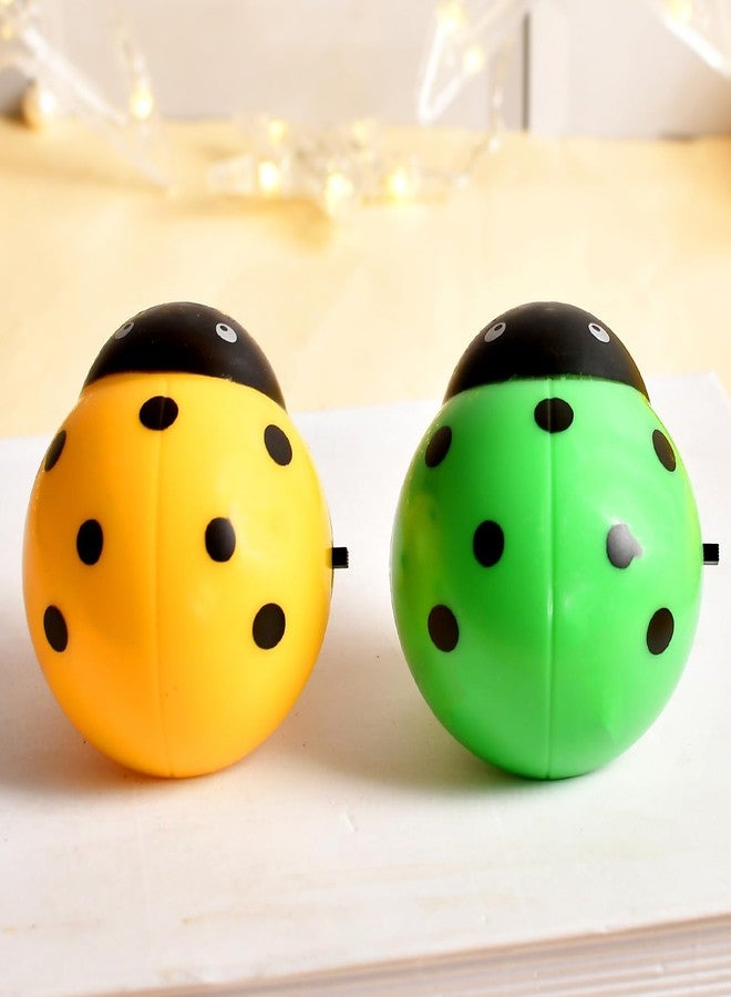 أسينشين مصباح ليلي LED موفر للطاقة على شكل خنفساء، من شركة أسينشن بلاستيك، قطعة واحدة، بتصميم حيوانات كرتونية، مناسب لغرفة النوم، ديكور منزلي، هدايا تذكارية لحفلات أعياد ميلاد الأطفال (ألوان متنوعة). - Image 1