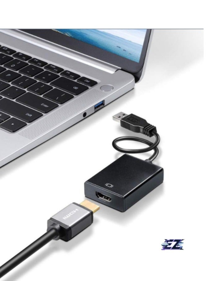 ELTRAZONE USB 3.0 to HDMI Adapter for Monitor Mac Windows 11 10 8 HDMI USB Converter for Laptop MacBook pro USB3 HDMI Cable Multiple Monitors for Desktop PC TV  - Image 2