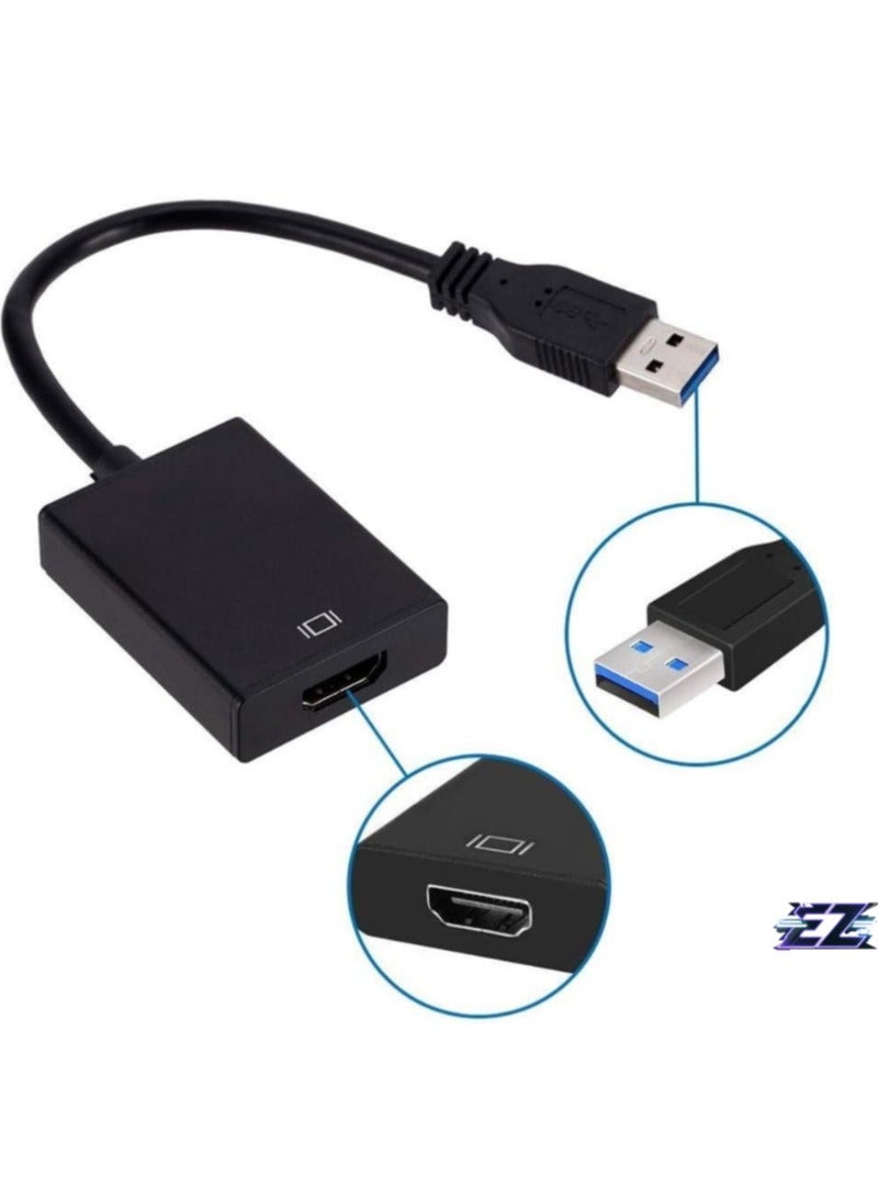 ELTRAZONE USB 3.0 to HDMI Adapter for Monitor Mac Windows 11 10 8 HDMI USB Converter for Laptop MacBook pro USB3 HDMI Cable Multiple Monitors for Desktop PC TV  - Image 3