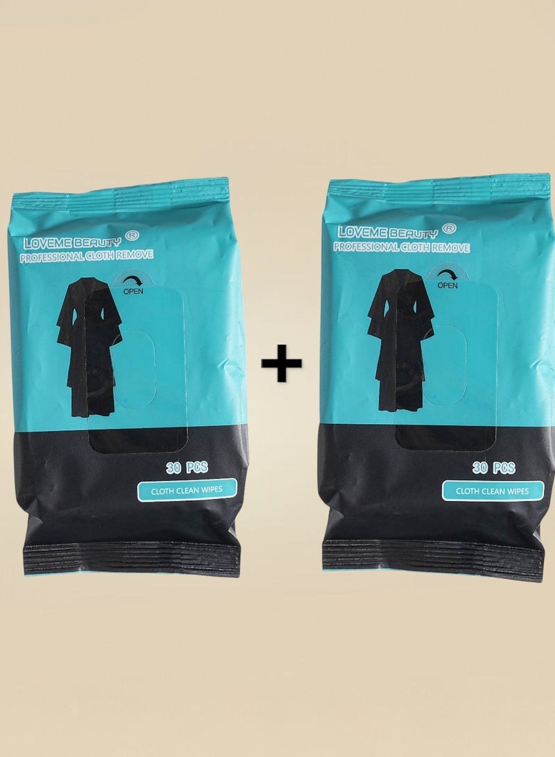 LOVEME BEAUTY 30+30 Pcs PROFESSIONAL CLOTH REMOVE