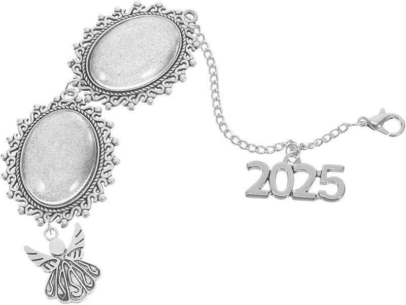 Graduation Cap Tassel Charm Pendant Personalized Photo Keepsake Decoration for Graduates - Image 1