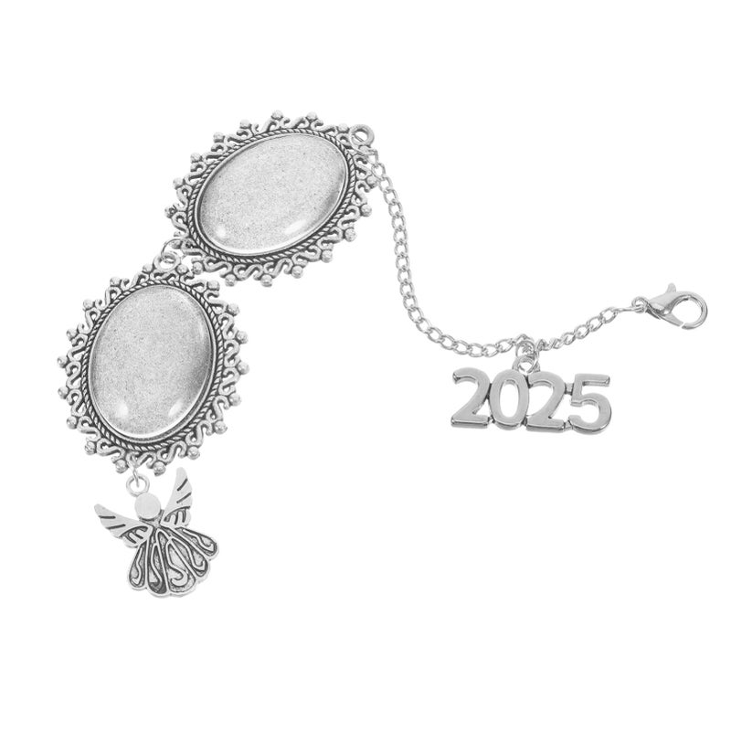Graduation Cap Tassel Charm Pendant Personalized Photo Keepsake Decoration for Graduates - Image 2