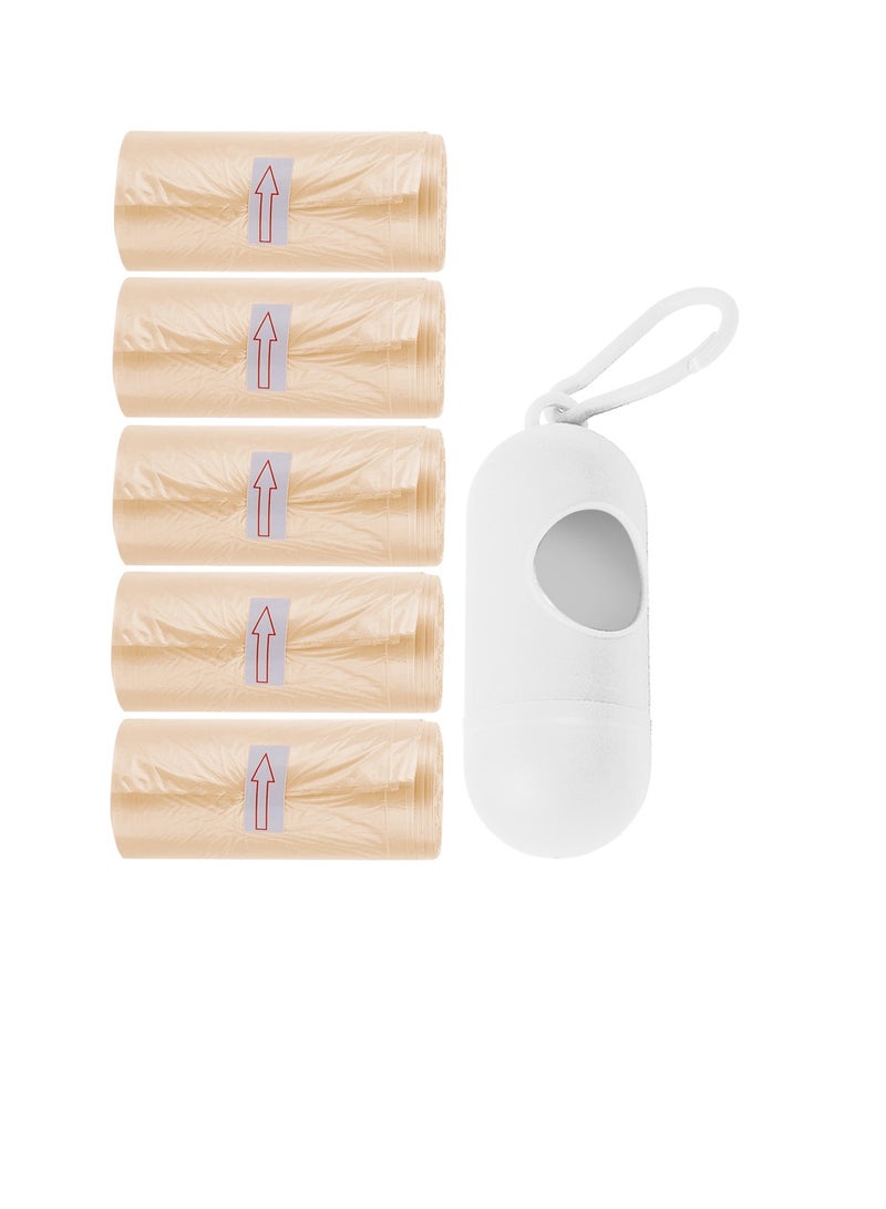 STAR BABiES Star Babies Scented Bag-Pack of 5/75bags with Dispenser - Ivory  - Image 1
