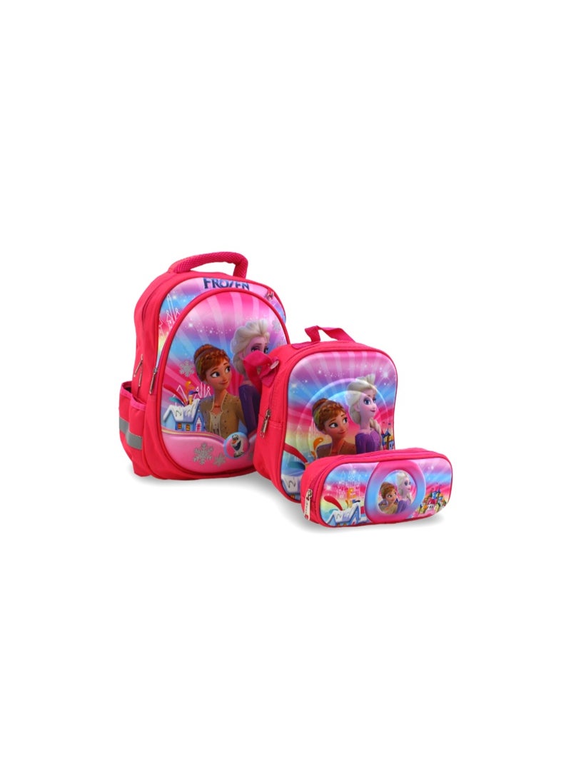 Migo School Set Frozen Backpack 14 Inches – Watermelon - Image 1