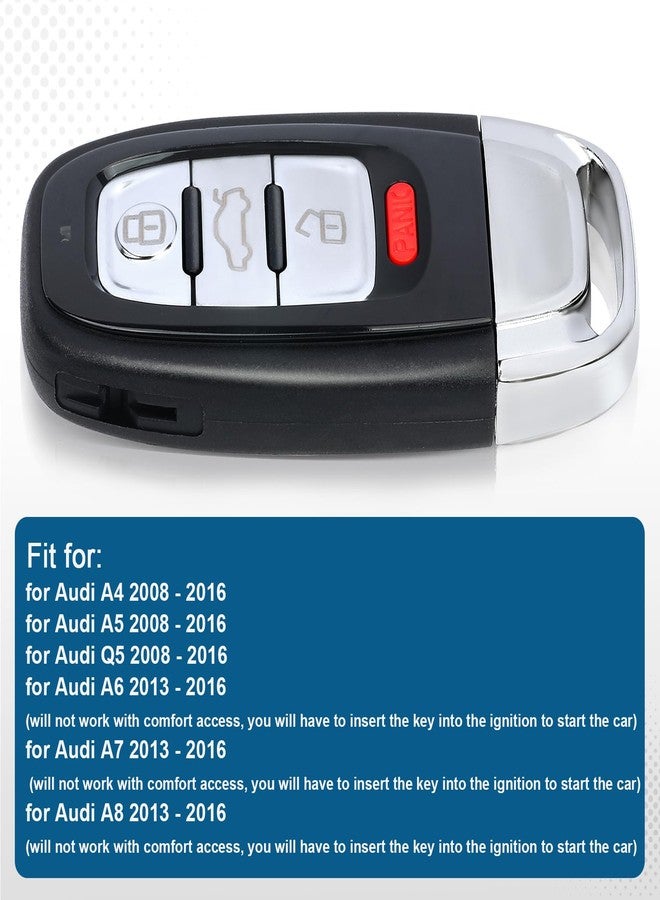 Keyecu Replacement Smart Prox Keyless Entry Remote Key Fob for Audi A4 A5 Q5 2010 2011 2012 2013 2014 2015 2016 (Not Work with Comfort Access) - Image 4