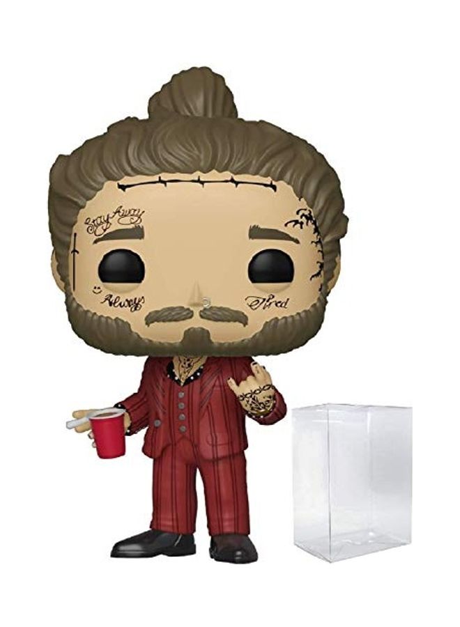 NIBEMINENT Post Malone Vinyl Figure with Protector Pop Box - Image 2