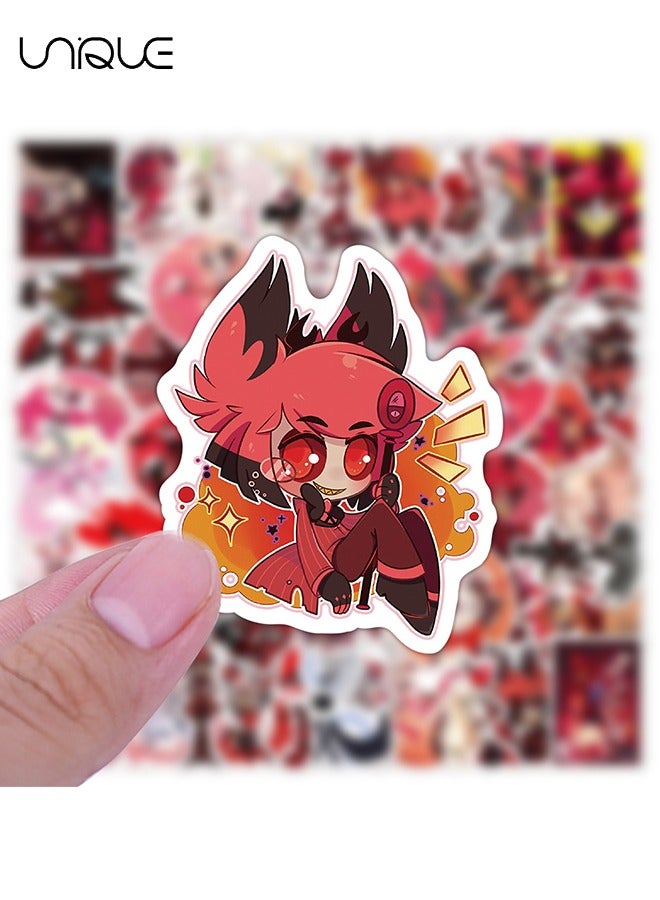 Unique 50 Pcs Anime Stickers，Vinyl Waterproof Stickers for Water Bottles Laptop Phone Computer Guitar, Gifts for Teens, Girls, Fans - Image 3