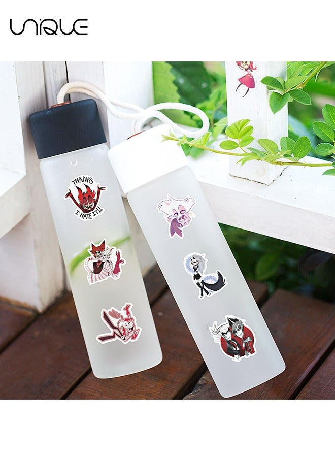 Unique 50 Pcs Anime Stickers，Vinyl Waterproof Stickers for Water Bottles Laptop Phone Computer Guitar, Gifts for Teens, Girls, Fans - Image 5