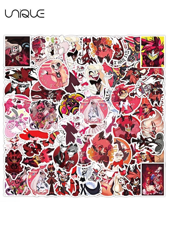 Unique 50 Pcs Anime Stickers，Vinyl Waterproof Stickers for Water Bottles Laptop Phone Computer Guitar, Gifts for Teens, Girls, Fans - Image 4