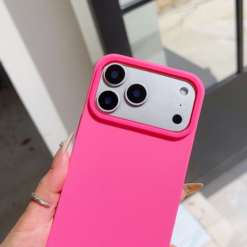 هاتف بسيط جديد بلون واحد مصنوع من حبل منسوج لجهاز iPhone 17، حقيبة كروس بودي على الكتف، حماية من السقوط، بيج - Image 4
