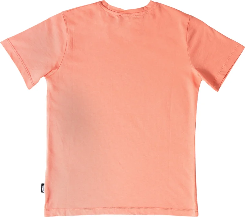 No Fear Salmon Front Printed Crew Neck Short Sleeve Boy's Cotton T-Shirt B500354